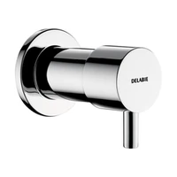 Foto di Distributore di sapone a muro DELABIE, senza serbatoio, inox lucido