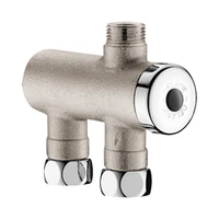 Foto af Termostatblander DELABIE PREMIX NANO, V3/8″ tilslutninger og Z3/8″ udløb, forniklet hus