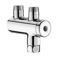 Foto af Termostatblander DELABIE PREMIX NANO, V3/8″ og Z3/8″ tilslutninger, Z3/8″ udløb, forkromet hus