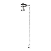 Photo of DELABIE TEMPOSTOP suspended time flow shower set with chain, with fixed GYM shower head, M1/2", 15 sec flow