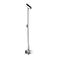 Photo of DELABIE TEMPOSOFT 2 surface-mounted time flow shower set, M1/2", with TONIC JET shower head, 30 sec flow, with Ø16 connecting column and fixing collar