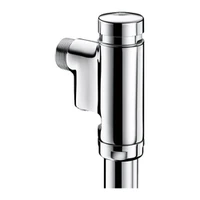 Foto av Tidsstyrt set för direktspolning av WC DELABIE TEMPOFLUX 1, utanpåliggande, vinklat inlopp Z3/4″, med avstängningsventil, flödestid 7 s