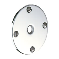 Foto van Wandrozet DELABIE met verstevigde bevestiging, Ø80, 4 schroeven, voor wandarmatuur TEMPOMIX, TEMPOSTOP of TEMPOSOFT