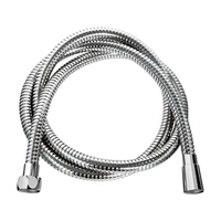 Foto de Flexível de duche reforçado FF1/2″ DELABIE, comprimento 1500 mm, acabamento inox