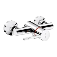 Foto de Misturadora de duche termostática sequencial de parede DELABIE SECURITHERM, ligação inferior, manípulo HIGIENA, uniões standard