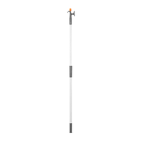 Foto af Nuova Rade teleskop-bådshage med dobbelt krog, aluminium, 118 - 196 cm, grå