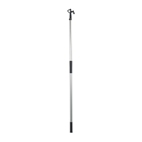 Foto af Nuova Rade teleskop-bådshage, aluminium, 114 - 192 cm, sort