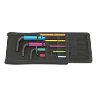 Photo of Wera 950/9 Hex-Plus Multicolour Imperial 1 Hex Key Set, BlackLaser, with case