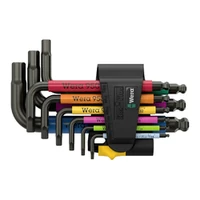 Photo of Wera 950/9 Hex-Plus Multicolour Imperial 3 Hex Key Set, BlackLaser