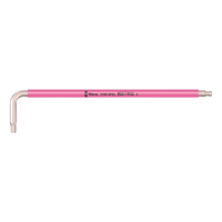 Photo of Wera 3950 SPKL Multicolour Stainless Steel Hex Key with ball end 3.0 mm