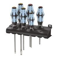 Photo of Screwdriver set Wera Kraftform 3334/6 stainless steel, with rack