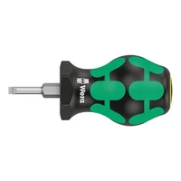 Photo of Slotted short screwdriver Wera Kraftform 335 Stubby, 3.5 × 0.6 × 24.5 mm
