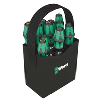 Photo of 11-piece screwdriver set in a tool quiver, Wera Kraftform 2go 300