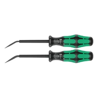 Photo of 2-piece actuation tool set for terminal blocks (spring cages) Wera Kraftform 338/2