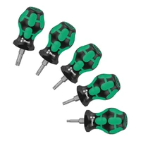 Photo of 5-piece TORX® short screwdriver set, Wera Kraftform Stubby Set TX 1
