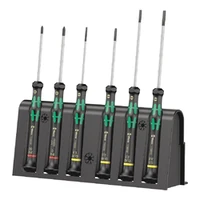 Photo of 6-piece precision screwdriver set with a rack, Wera Kraftform Micro 2035/6 A