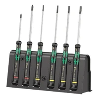Photo of 6-piece precision screwdriver set with a rack, Wera Kraftform Micro 2035/6 B