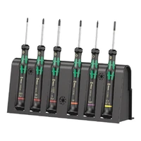 Photo of 6-piece precision screwdriver set with a rack, Wera Kraftform Micro 2050/6