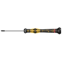 Foto von Kreuzschlitz-Präzisions-ESD-Schraubendreher Wera Kraftform Micro 1550 PH ESD, PH 0 × 60 mm