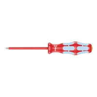 Photo of Slotted screwdriver, stainless steel Wera Kraftform 3160 i VDE, 3.0 × 0.5 × 80 mm