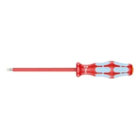 Photo of Slotted screwdriver, stainless steel Wera Kraftform 3160 i VDE, 3.5 × 0.6 × 100 mm
