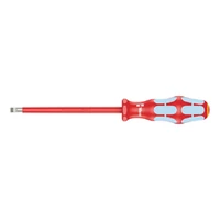 Photo of Slotted screwdriver, stainless steel Wera Kraftform 3160 i VDE, 5.5 × 1.0 × 125 mm