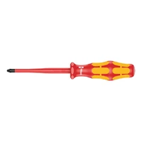 Zdjęcie Yıldız tornavida, izoleli Wera Kraftform 162 iS PH VDE, PH 1 × 80 mm, azaltılmış bıçak ve sap çapı ile