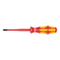 Zdjęcie Yıldız tornavida, izoleli Wera Kraftform 162 iS PH VDE, PH 2 × 100 mm, azaltılmış bıçak ve sap çapı ile