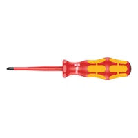 Zdjęcie Pozidriv tornavida, izoleli Wera Kraftform 165 iS PZ VDE, PZ 1 × 80 mm, azaltılmış bıçak çapı ile