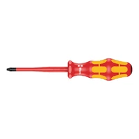 Zdjęcie Pozidriv tornavida, izoleli Wera Kraftform 165 iS PZ VDE, PZ 2 × 100 mm, azaltılmış bıçak çapı ile