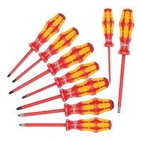 Photo of 9-piece VDE isulated screwdriver set Wera Kraftform 160 i/162 i/167 i/9