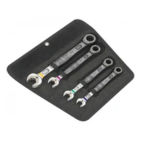 Photo of Set of 4 imperial combination ratcheting wrenches Wera 6000 Joker 4 Imperial Set 1, in pouch