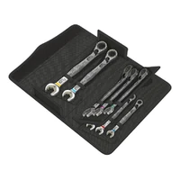 Photo of Set of 8 combination ratcheting wrenches Wera 6001 Joker Switch 8 Imperial Set 1, in a case