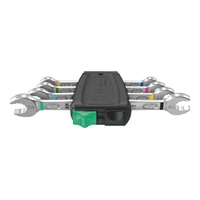 Photo of Set of 4 double open-end wrenches Wera Joker 6005, in a clip