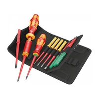 Photo of 16-piece set of insulated interchangeable blades and handles Wera Kraftform Kompakt VDE 16 Torque 1,2-3,0 Nm extra slim 1 Tool Finder