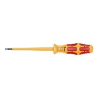Photo of Slotted insulated screwdriver Wera Kraftform 1060 i VDE, 3.5 × 0.6 × 100 mm