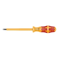 Photo of Slotted insulated screwdriver Wera Kraftform 1060 i VDE, 5.5 × 1.0 × 125 mm