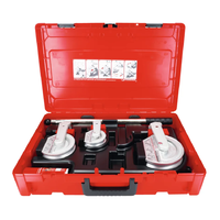 Photo of SET: Manual tube bender ROBEND H+W Plus ROTHENBERGER with bending segments for pipes Ø15–18–22 mm
