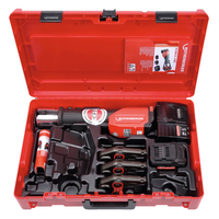 Zdjęcie SET: Akülü presleme makinesi ROMAX 4000 ROTHENBERGER, TH 16–20–26 mm pres çeneleri ile, CAS