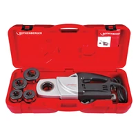 Photo of SET: Electric threader ROTHENBERGER SUPERTRONIC 1250 230 V with threading heads BSPT R 1/2– 1 1/4″