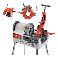 Photo of SET: Stationary threading machine with automatic head ROTHENBERGER SUPERTRONIC 3SE, BSPT R 1/2–3″, 230 V