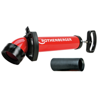 Photo of Suction-pressure pipe cleaner ROTHENBERGER ROPUMP SUPER PLUS, with two adapters