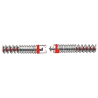 Photo of Pipe cleaning spiral 16 mm ROTHENBERGER, length 2.3 m with core, for ROPOWER