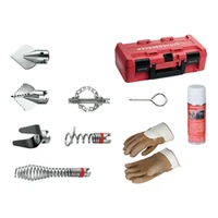 Photo of Set of 10 tools for 16 mm pipe cleaning spiral ROTHENBERGER
