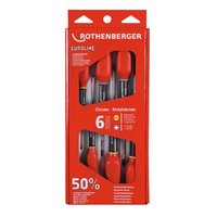 Photo of Set of 6 screwdrivers ROTHENBERGER EUROLINE, slotted and Phillips PH