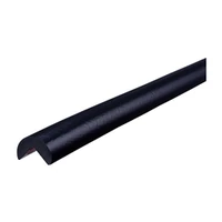 Photo of Corner protection profile, type A, black, Ø40 mm, 1 m