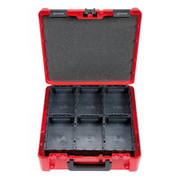 Photo of Tool case ROTHENBERGER ROCASE 4414, with two trays and 12 ROBOX organizers