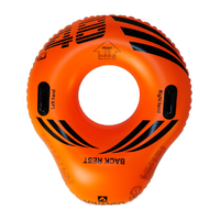Photo of Single pear-shaped tube for water slide and water park, 48 inches, HD-HB48P-O, high durability, orange