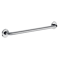 Zdjęcie Poręcz prosta DELABIE dla osób z niepełnosprawnościami, rura Ø25 mm, rozstaw 600 mm, inox błyszczący