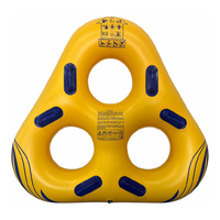 Photo of Triple tube for water slide, 57 inches, BT57-3B OS-SA HD, high durability, yellow